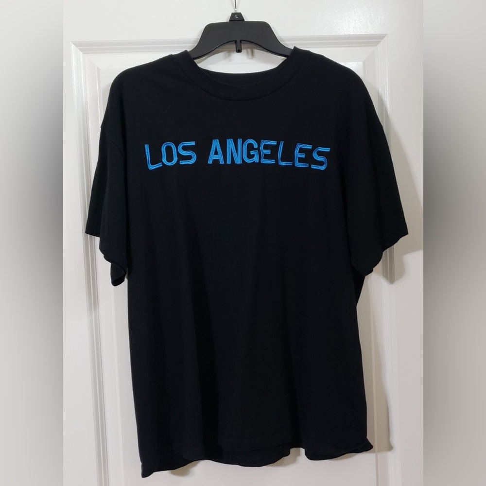 And Now This Men’s Oversized Black Los Angeles T-Shirt Size Large